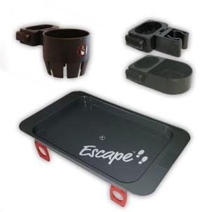 Escape Accessories Pack Cane holder, Cup holder, & Tray (Default)