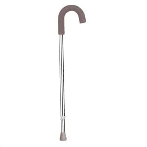 Drive Silver Round Handle Cane with Foam Grip