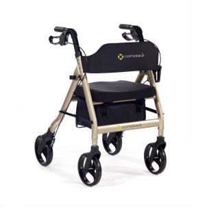 Prima Special Champagne Rollator Walker by Comodita, COM 400 C
