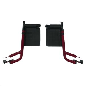Footrests Red Expedition Transport Chair Drive Medical EXPLTSF-RD, Pair