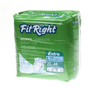FitRight Extra Briefs - Large | 20