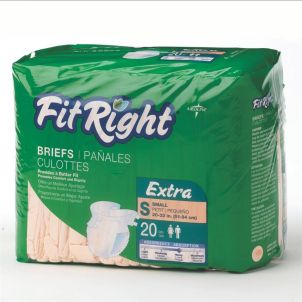 FitRight Extra Briefs - Small | 20