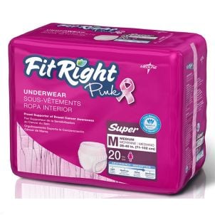 FitRight Pink Protective Underwear - 40.00 | 20