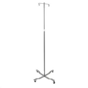 Economy Removable Top Chrome I. V. Pole by Drive Medical