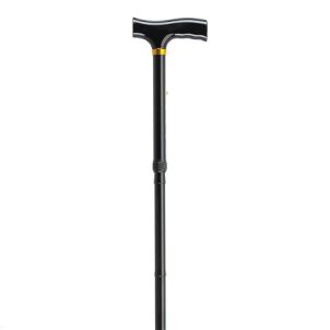 Drive Lightweight Adjustable Folding Cane with T Handle, Black