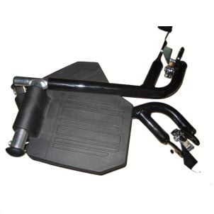 FlyWeight Transport Chair Footrests Black Drive Medical FWSFBLK