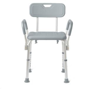 Medline Basic Shower Chair with Back and Arms G2-100KHX1