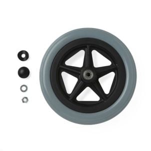 Replacement 8" Rear Wheel for Medline Rollator Walker 