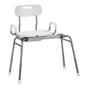 M+D 360 Transfer Bench, White by Drive Medical MD50200WH
