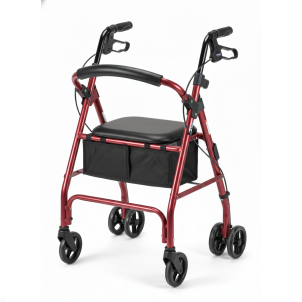 CRUISER CLASSIC ROLLING WALKER- RED by Nova