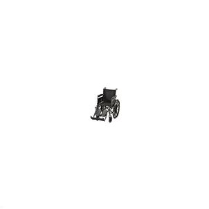 HAMMERTONE WHEELCHAIR- 16 INCH LIGHTWEIGHT WITH FLIP BACK FULL ARMS & ELEVATING LEGREST by Nova