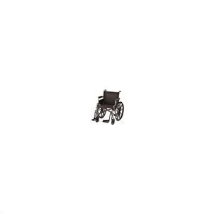 HAMMERTONE WHEELCHAIR- 20 INCH LIGHTWEIGHT WITH FLIP BACK DETACHABLE ARMS & SWINGAWAY FOOTREST by Nova