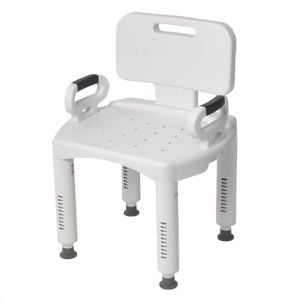 Premium Series Shower Chair with Back and Arms | Drive Medical