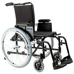 Cougar Ultra Lightweight Rehab Wheelchair, 18" Seat Detachable T Style Desk Arms