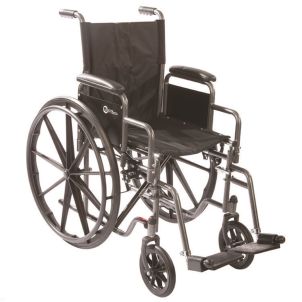 Silver Steel K1-Lite Wheelchair - Roscoe Medical