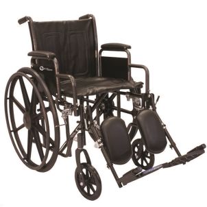 Silver Steel K2-Lite Wheelchair - Roscoe Medical
