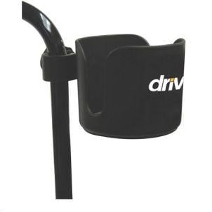 Cup Holder For Walkers Rollators and Wheelchairs by Drive Medical | Universal stds1040s