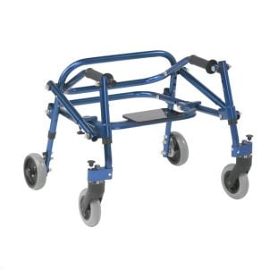 Nimbo Posterior Walker with Seat Extra Small Knight Blue Drive Medical KA1200S-2GKB	
