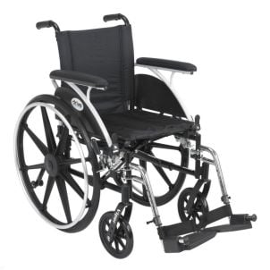 Viper Wheelchair 16" Seat Flip Back Full Arms