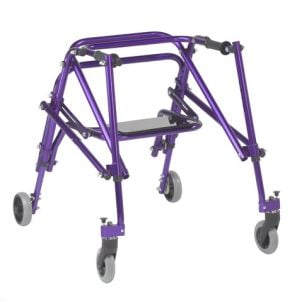 Wizard Purple Medium Nimbo Posterior Walker With Seat Drive Medical KA3200S-2GWP	