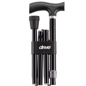 Drive Heavy Duty Folding Cane Lightweight Adjustable with T Handle