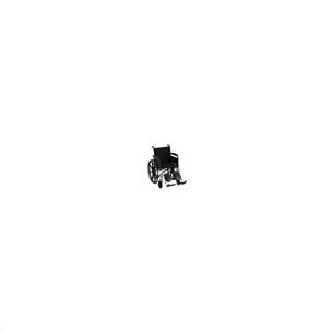 HAMMERTONE WHEELCHAIR- 18 INCH LIGHTWEIGHT WITH FLIP BACK FULL ARMS & ELEVATING LEGREST