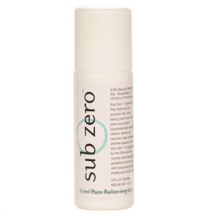 Sub Zero Topical Analgesic: Cool Pain Relieving Gel, 3oz Roll On - Current Solutions