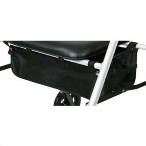 Replacement Bag for Luxe Rollator, Black, by Medline