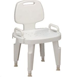 Medline Composite Bath Benches with Back MDS89755RH