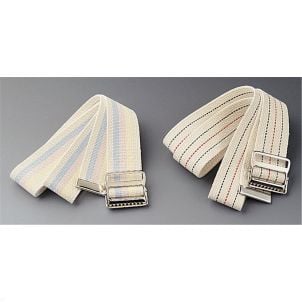 Medline Washable Cotton Gait Belts Multi Color Pastel MDT821204
