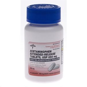 Medline Acetaminophen Extended Release Caplets OTC33350N