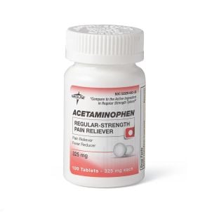 Medline Acetaminophen Regular Strength Tablets OTC10101