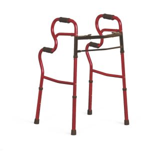 Medline Adult Stand Assist Walkers Red MDS86410URR