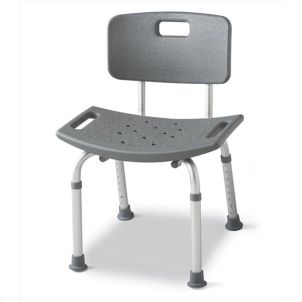 Medline Aluminum Bath Benches with Back MDS89745RH