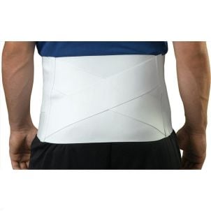 Medline Criss Cross Back Supports White Large ORT22100L