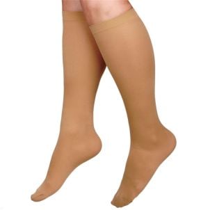 Medline CURAD Knee High Compression Hosiery Beige C MDS1700CTSH