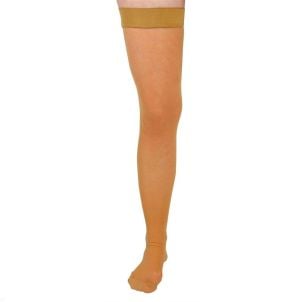 Medline CURAD Thigh High Compression Hosiery Beige D MDS1708DTH