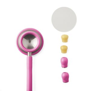 Medline Elite Stainless Steel Stethoscopes Pink MDS92290