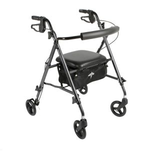 Medline Freedom Ultralight Rollators Black MDS86825SLBLK