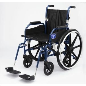 Medline Hybrid 2 Transport Wheelchair Chairs MDS806250H2
