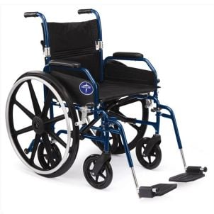 Medline Hybrid 2 Transport Wheelchair Chairs MDS806300H2