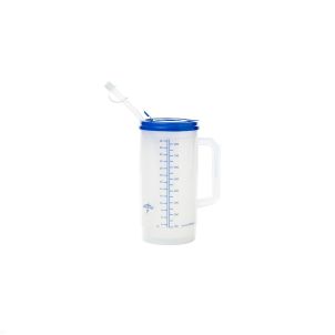 Medline Insulated Carafe Clear Blue Lid DYC80540PH