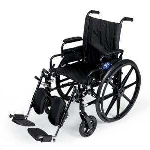 Medline K4 Extra Wide Lightweight Wheelchairs MDS806565