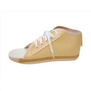 Medline Lace Up Post Op Shoes Beige Medium ORT30100WM