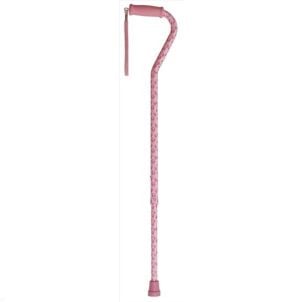 Medline Offset Handle Fashion Canes Pink MDS86420BC
