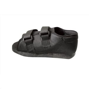Medline Semi Rigid Post Op Shoes Black Large ORT30300ML