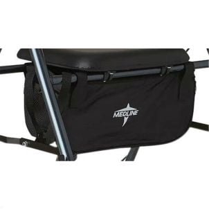 Replacement Bag for Super- Light Rollator, Black, by Medline