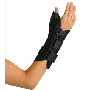 Medline Wrist and Forearm Splint with Abducted Thumb Small ORT18210RS