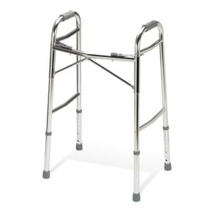 Medline Youth Two Button Folding Walkers without Wheels G07756