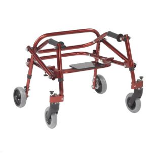 Extra Small Nimbo Posterior Walker with Seat Extra Small Castle Red Drive Medical KA1200S-2GCR	
